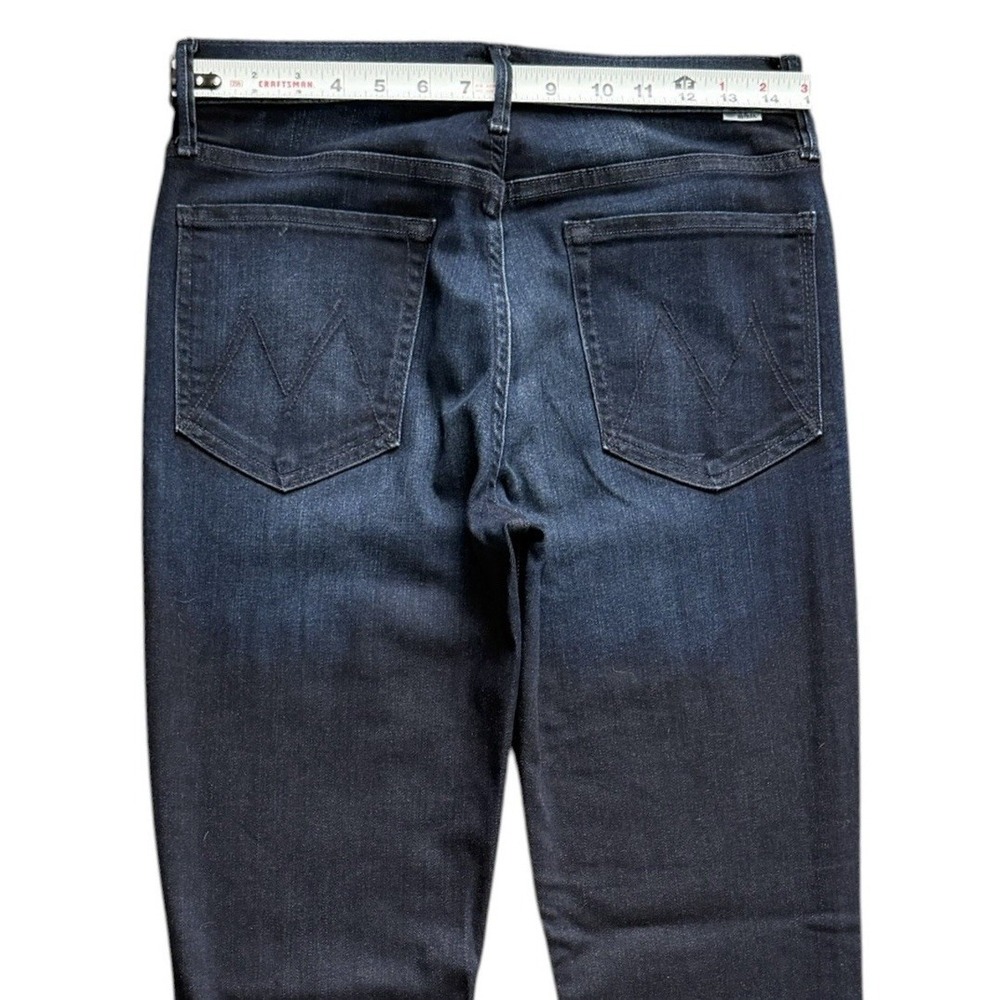 Mother Dazzler Ankle Jeans Women 30 Blue Now Or Never Mid Rise Stretch Denim USA - Picture 8 of 14